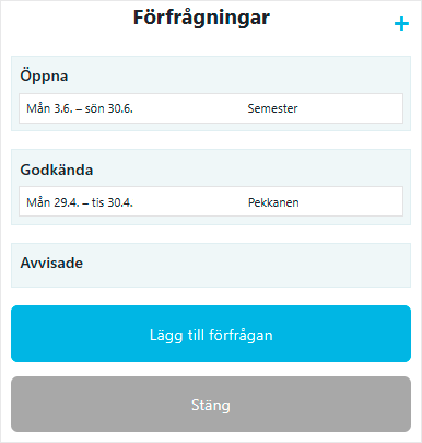 Förfrågningar